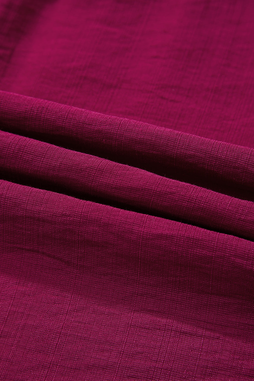 Violet Leopard Trim V Neck Flounced Bracelet Sleeve Blouse