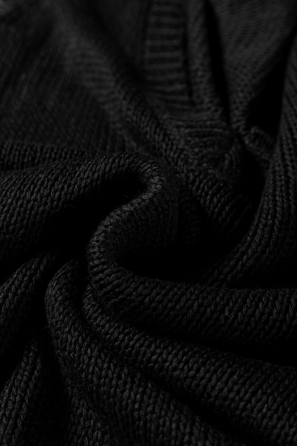 Jet Stream Solid V Neck Pointelle Knit Sleeve Patchwork Sweater