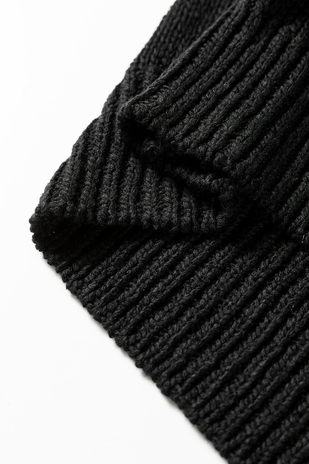 Jet Stream Solid V Neck Pointelle Knit Sleeve Patchwork Sweater