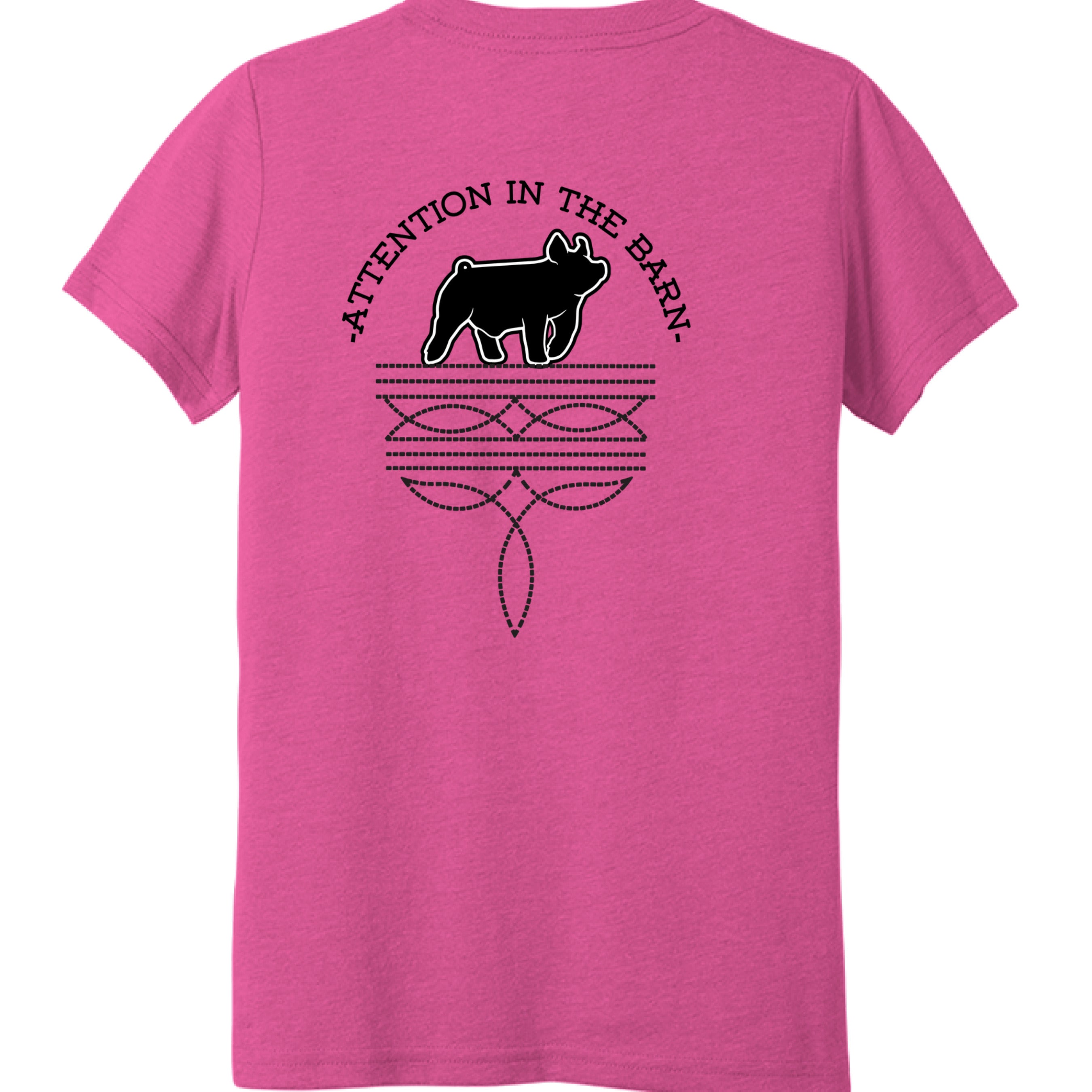 Charity Pink Triblend - BACK