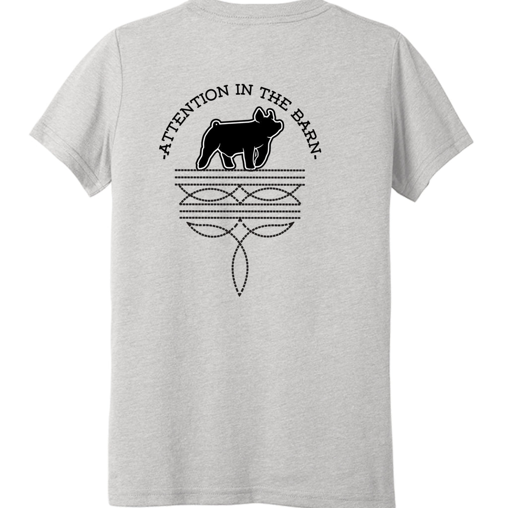 WHITE FLK TRBLND - BACK