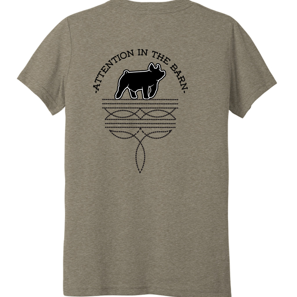 OLIVE TRIBLEND - BACK