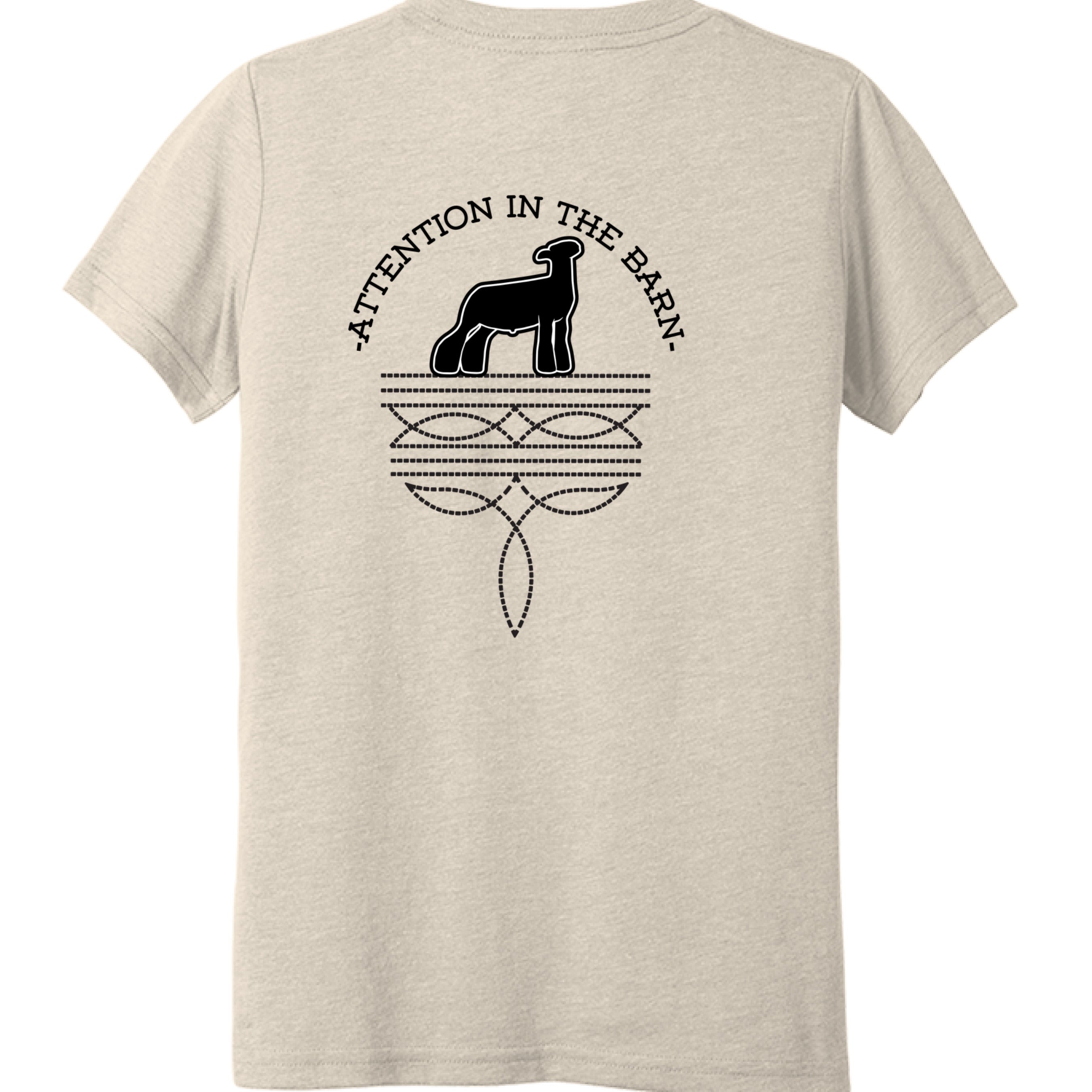 Solid Natural Triblend - BACK