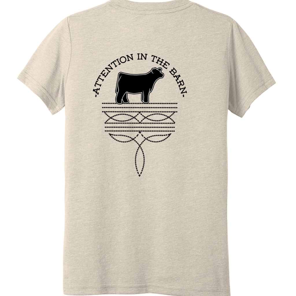 Solid Natural Triblend - BACK