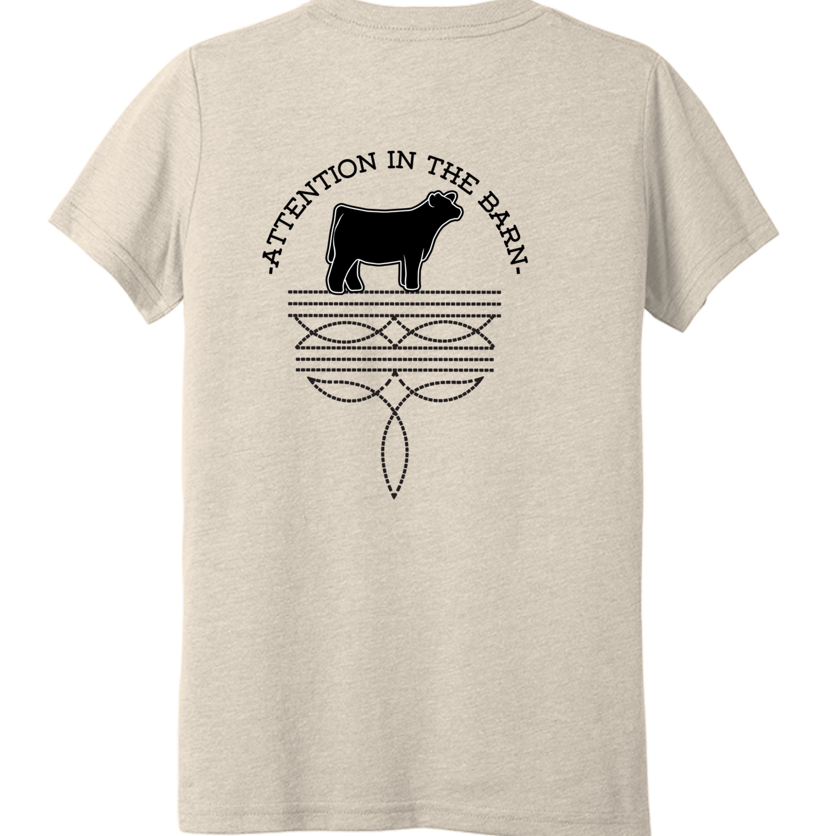 Solid Natural Triblend - BACK