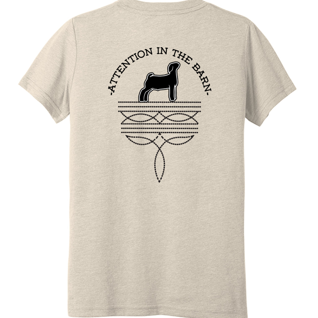 Solid Natural Triblend - BACK