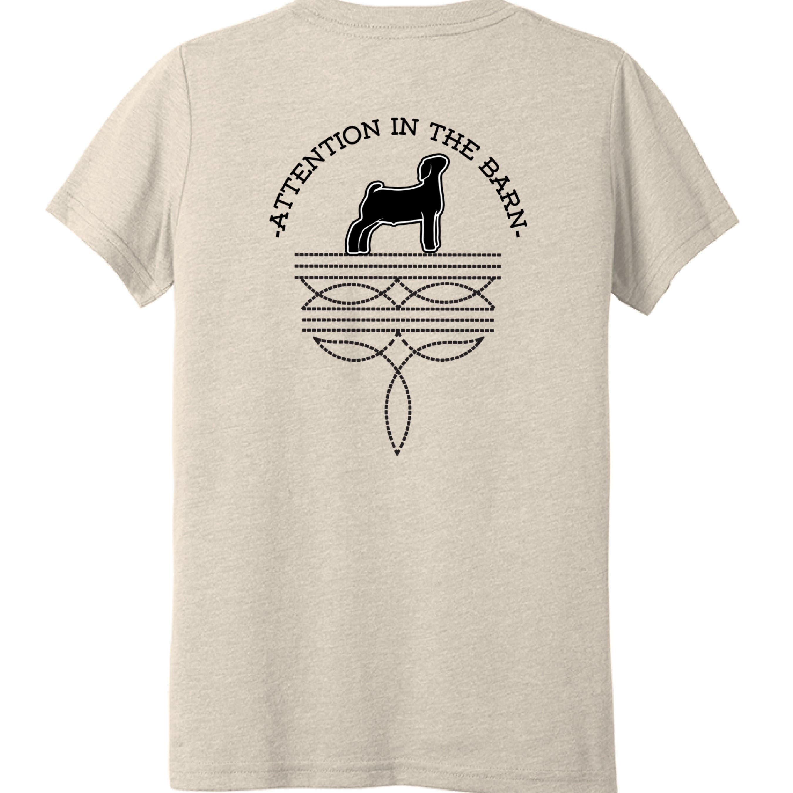 Solid Natural Triblend - BACK